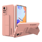 Pokrowiec silikonowy Wozinsky Kickstand Case r�owy do Xiaomi POCO X4 Pro 5G