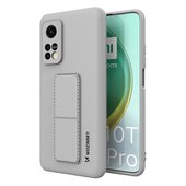 Pokrowiec silikonowy Wozinsky Kickstand Case szary do Xiaomi Mi 10T