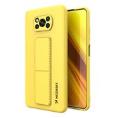 Pokrowiec silikonowy Wozinsky Kickstand Case ��ty do Xiaomi POCO X3 NFC