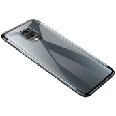 Pokrowiec Pokrowiec silikonowy z ramk Electro czarny do Motorola Moto G9 Play