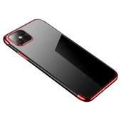 Pokrowiec Pokrowiec silikonowy z ramk Electro czerwony do Samsung Galaxy S21 5G