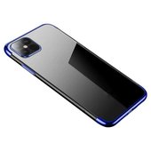 Pokrowiec Pokrowiec silikonowy z ramk Electro niebieski do Samsung Galaxy S20 FE 5G