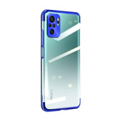 Pokrowiec silikonowy z ramk� Electro niebieski do Xiaomi Redmi K40 Pro Plus