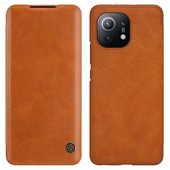 Pokrowiec sk�rzany Nillkin Qin br�zowy do Xiaomi Mi 11 Lite 5G