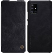 Pokrowiec sk�rzany Nillkin Qin czarny do Samsung A71 5G