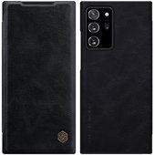 Pokrowiec sk�rzany Nillkin Qin czarny do Samsung Galaxy Note 20 Ultra