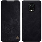 Pokrowiec sk�rzany Nillkin Qin czarny do Xiaomi Redmi Note 9 Pro