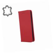 Etui sk�rzane zamykane z klapk� i magnesem Smart Pro bordowy do Samsung Galaxy M12