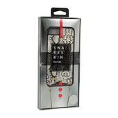 Pokrowiec sk�rzany Torebka Snake bia�y do Apple iPhone 7 Plus