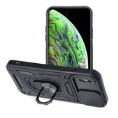 etui os�ona na aparat Pokrowiec SLIDE ARMOR czarny do Apple iPhone X