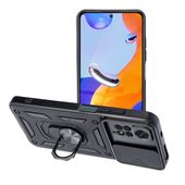 etui uchwyt na palec Pokrowiec SLIDE ARMOR czarny do Xiaomi Redmi Note 11
