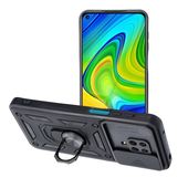 etui os�ona na aparat Pokrowiec SLIDE ARMOR czarny do Xiaomi Redmi Note 9S