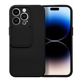 etui os�ona na aparat Pokrowiec SLIDE czarny do Apple iPhone 13 Pro