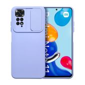 etui os�ona na aparat Pokrowiec SLIDE fioletowy do Xiaomi Redmi Note 11