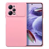 etui os�ona na aparat Pokrowiec SLIDE jasnor�owy do Xiaomi Redmi Note 12 Pro 5G