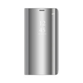Pokrowiec Smart Clear View srebrny do Motorola Moto G9 Play