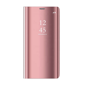 Pokrowiec Smart Clear View różowe do Samsung Galaxy S21 FE 5G
