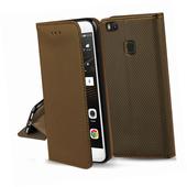 Etui zamykane z klapk� i magnesem Smart Magnet br�zowy do LG G7 ThinQ
