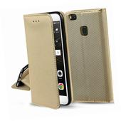 Etui zamykane z klapk� i magnesem Smart Magnet z�oty do Motorola Moto E40