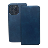 Pokrowiec Smart Suede granatowe do Honor 600 Lite