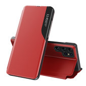 Pokrowiec Smart View Flip Cover czerwony do Samsung Galaxy S22 Ultra