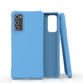 etui �elowe Pokrowiec Soft Case niebieski do Samsung Galaxy S20 FE