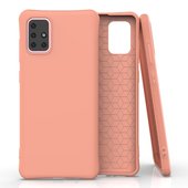 etui �elowe Pokrowiec Soft Case pomara�czowy do Samsung Galaxy A71