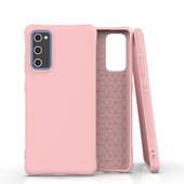 etui �elowe Pokrowiec Soft Case r�owy do Samsung S20 LITE