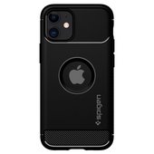 Pokrowiec Spigen Rugged Armor czarny do Apple iPhone 12 Mini