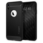 etui mocne Pokrowiec Spigen Rugged Armor czarny do Apple iPhone XS Max