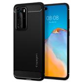 Pokrowiec Spigen Rugged Armor czarny do Huawei P40 Pro