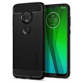 Pokrowiec Spigen Rugged Armor czarny do Motorola Moto G7