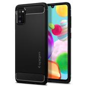 etui Spigen Pokrowiec Spigen Rugged Armor czarny do Samsung Galaxy A41