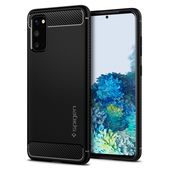 Pokrowiec pancerny Spigen Rugged Armor czarny do Samsung Galaxy S20