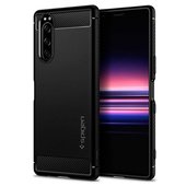 Pokrowiec Spigen Rugged Armor czarny do Sony Xperia 5 Pokrowiec Spigen Rugged Armor czarny do Sony Xperia 5