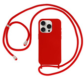 Pokrowiec Strap Silicone Case wzr 1 czerwony do Apple iPhone 11