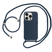 Pokrowiec Strap Silicone Case wzr 1 granatowy do Apple iPhone 14 Pro Max