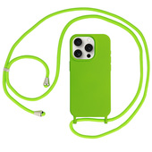 Pokrowiec Strap Silicone Case wzr 1 zielony do Apple iPhone 13 Pro Max