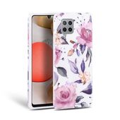 Pokrowiec Tech-protect Floral bia�y do Samsung Galaxy A42 5G