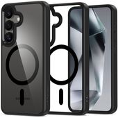 etui  magsafe Pokrowiec Tech-Protect Magmat Magsafe black-clear do Samsung Galaxy S25