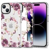 Pokrowiec Pokrowiec Tech-Protect Magmood Magsafe wzr rose floral do Apple iPhone 15