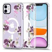 Pokrowiec Tech-Protect Magmood Magsafe wz�r spring floral do Apple iPhone 11