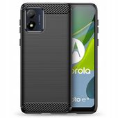 Pokrowiec Tech-Protect TpuCarbon czarny do Motorola Moto E13