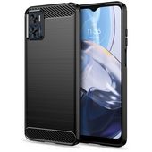 Pokrowiec Tech-Protect TpuCarbon czarny do Motorola Moto E22