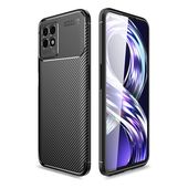 Pokrowiec Tech-Protect TpuCarbon czarny do Realme 8i