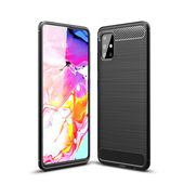 Pokrowiec Tech-Protect TpuCarbon czarny do Samsung Galaxy M31s