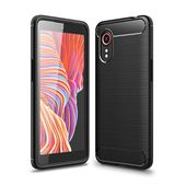 etui pancerne Pokrowiec Tech-Protect TpuCarbon czarny do Samsung Galaxy Xcover 5
