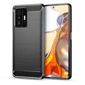 Pokrowiec Tech-Protect TpuCarbon czarny do Xiaomi 11T 5G