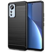 etui pancerne Pokrowiec Tech-Protect TpuCarbon czarny do Xiaomi 12 Lite