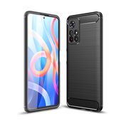 Pokrowiec Tech-Protect TpuCarbon czarny do Xiaomi POCO M4 Pro 5G